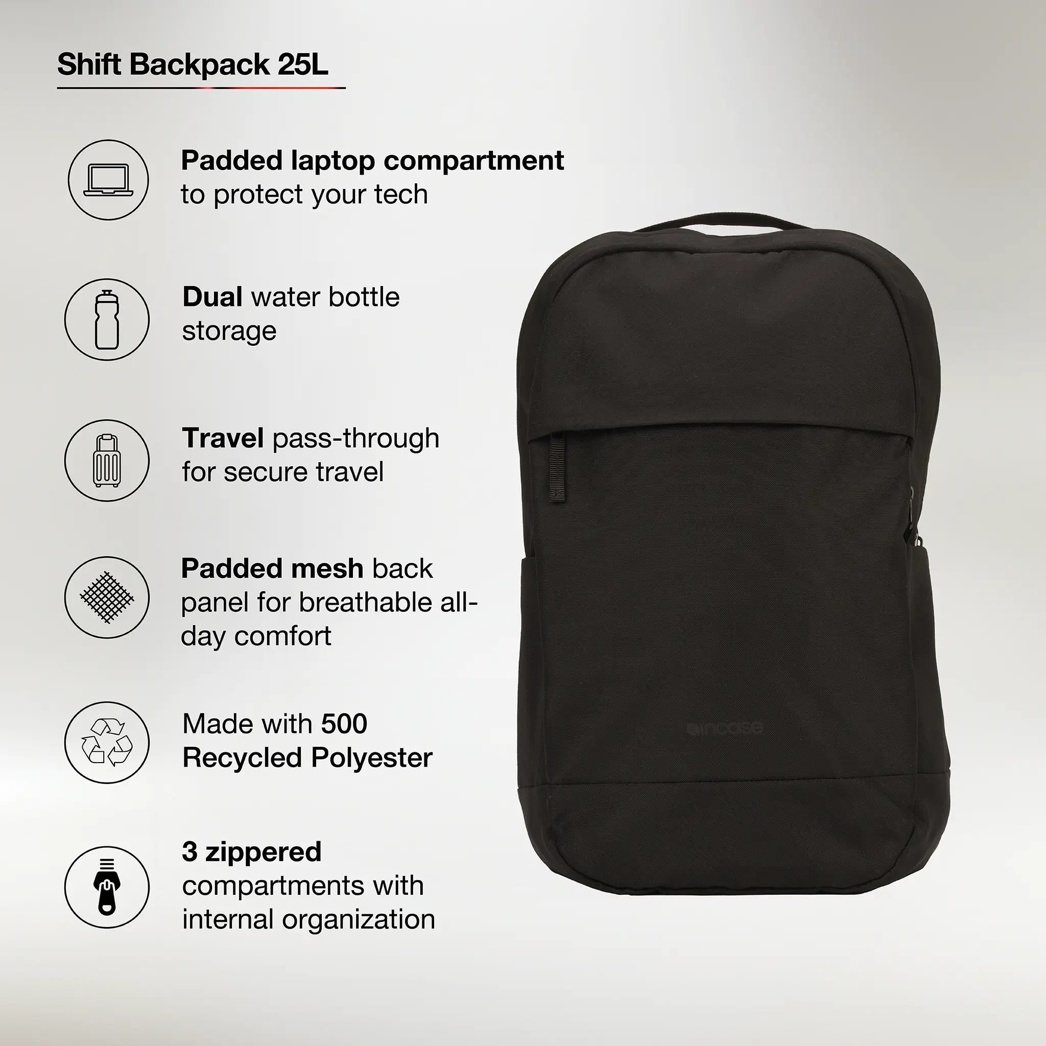Incase Shift Backpack - 25L - Image 3