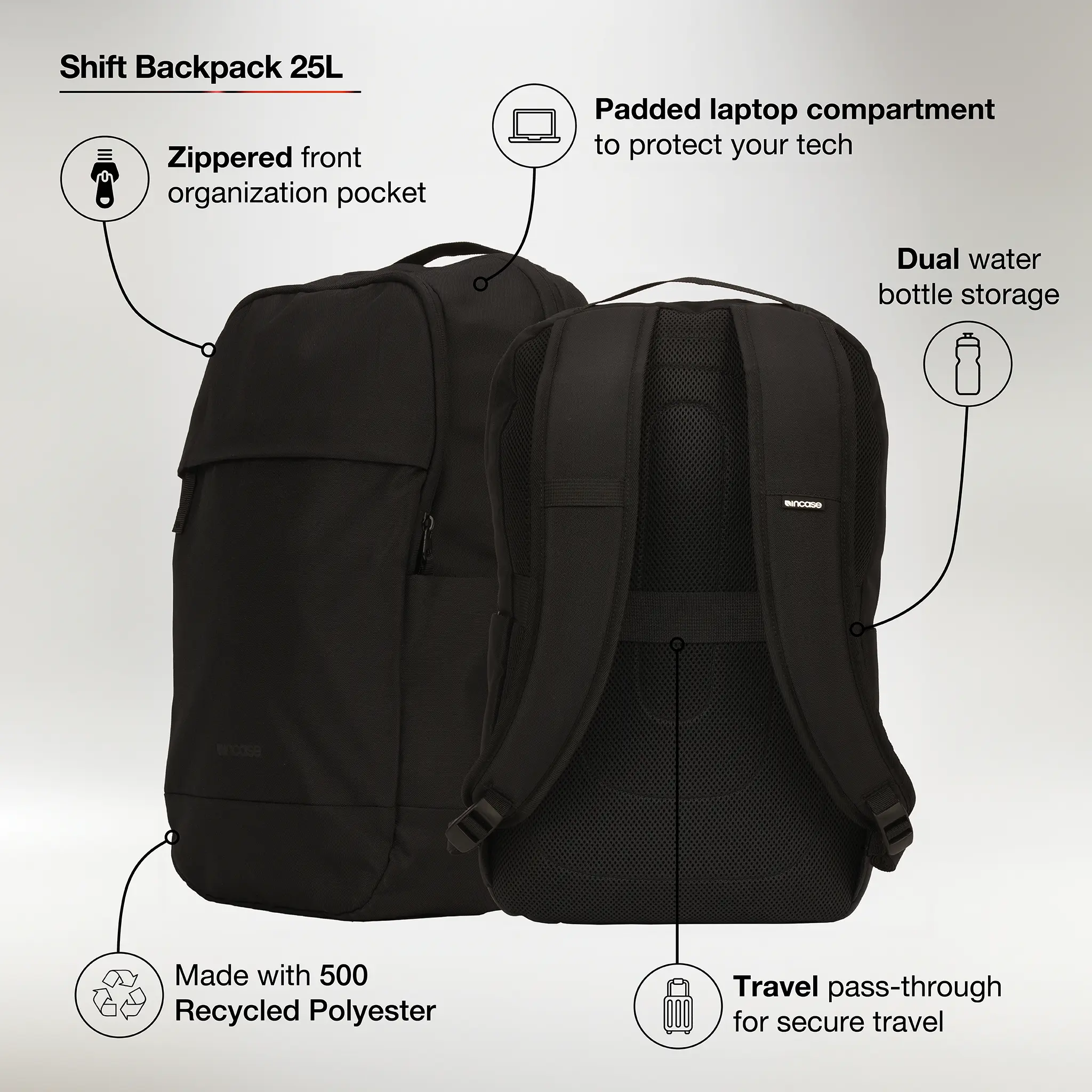 Incase Shift Backpack - 25L - Image 4